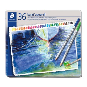 스테들러 카라트 수채색연필 125 36색